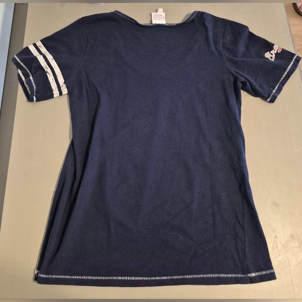 5 Atlanta Braves Tee Navy Blue - Picture 4 of 4